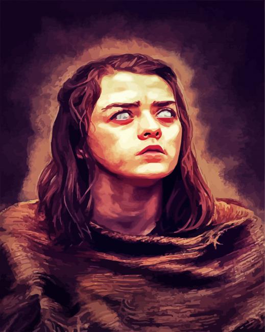 Got Arya Stark paint by number