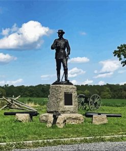 Gettysburg National Military Park paint by number