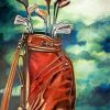 Golf Bag Sport paint by numbers
