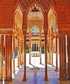 Granada Andalusia Alhambra paint by number
