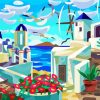Greece Illustration paint by number