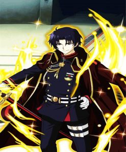 Guren Ichinose Colonel paint by number