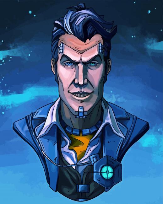 Handsome Jack paint by number