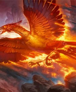 Harry Potter Fawkes Phoenix paint by numbers
