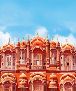 Hawa Mahal Jaipur India paint by numbers