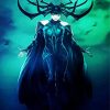 Hela Goddess Of Death paint by number