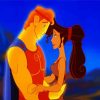 Hercules And Megara paint by number