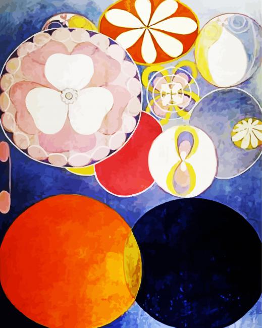 Hilma Af Klint Abstract Art paint by number