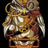 Illustration Steampunk Owl paint by numbers