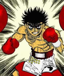 Ippo Makunouchi Professional Boxer Anime paint by numbers