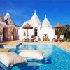 Italy Puglia Trulli paint by number