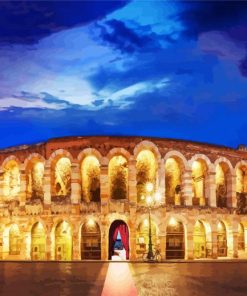 Italy Verona Arena paint by number