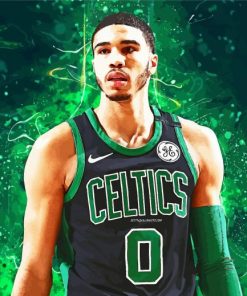 Jayson Tatum Player Art paint by numbers