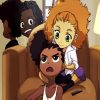 Jazmine And Riley From The Boondocks paint by number