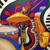 Jazz Equipment paint by numbers