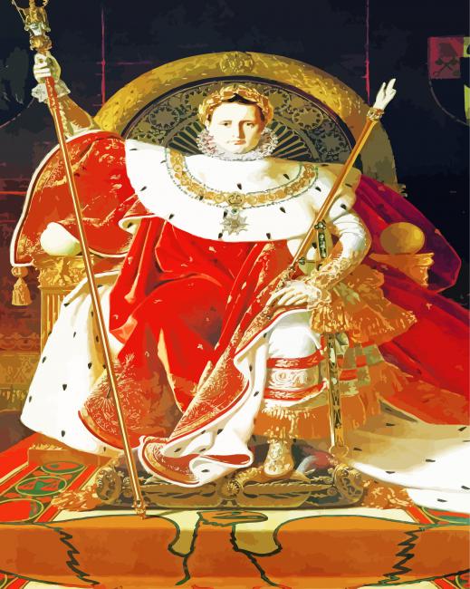 King Napoleon Bonaparte paint by numbers