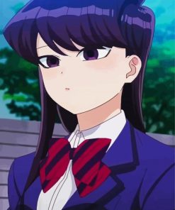 Komi Anime Character paint by numbers