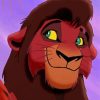 Kovu Lion King paint by numbers