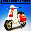 Lambretta Scooter paint by number