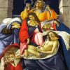 Lamentation Over The Dead Christ By Sandro Botticelli paint by number