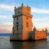 Lisbon Belem Tower paint by number