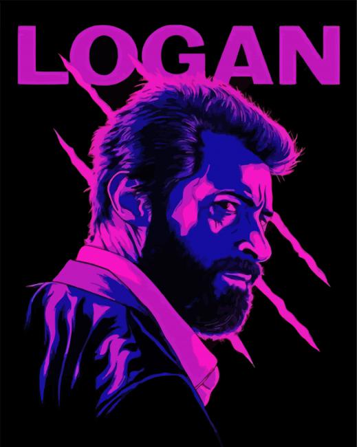 Logan The Wolverine paint by number