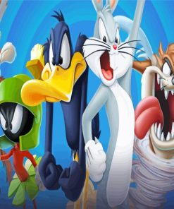 Looney Tunes Cartoon Characters paint by number