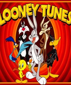 Looney Tunes paint by number