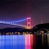 Luminous Bsphours Bridge In Turkey paint by number