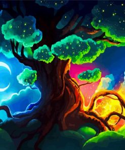 Magical Tree paint by number