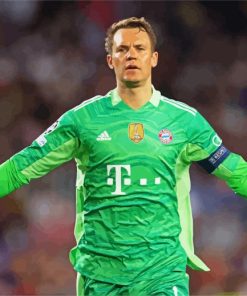 Manuel Neuer paint by numbers