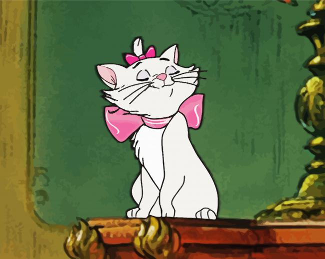 Marie Aristocats paint by number