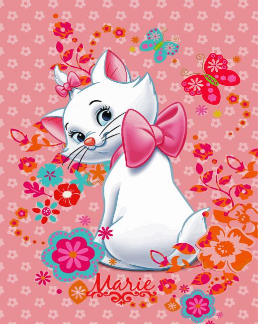 Marie Cat paint by number