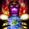 Marvel Baron Zemo paint by numbers