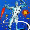 Marvel Silver Surfer paint by numbers