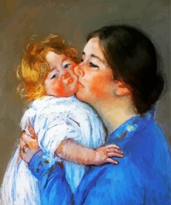 Mary Cassat Kiss For Baby paint by numbers