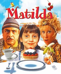 Matilda Movie Poster paint by numbers