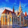 Matthias Church Budapest paint by numbers