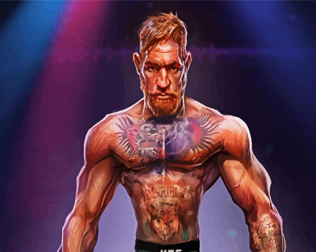 Conor Mcgregor Caricature paint by number
