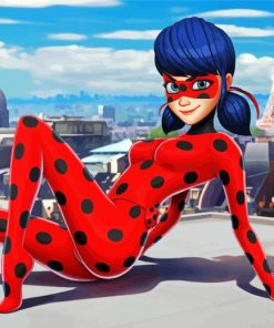 Miraculous Marinette Dupain Cheng paint by number