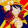 Monkey D Luffy Anime paint by numbers