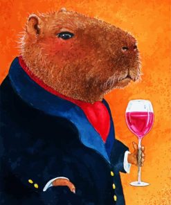 Mr Capybara paint by number