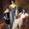 Mrs Ira Nelson Morris And Her Children By Sorollo paint by number