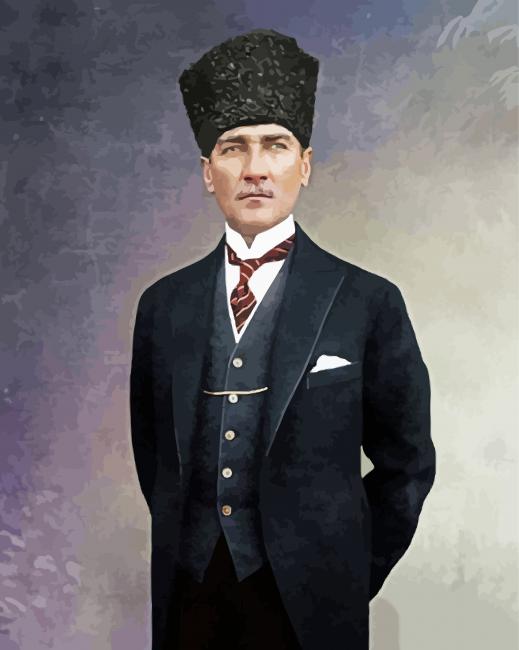 Mustafa Kemal Atatürk paint by number