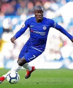 N Golo Kanté Football paint by numbers