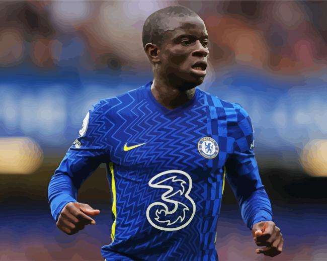 N Golo Kanté Footballer paint by numbers