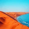 Namibia Desert Seascape paint by numbers