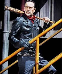 Negan Smith Movie Character paint by numbers