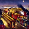 Night Time Trains paint by numbers