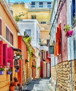 Old Town Streets In Beirut paint by number